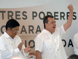 El gobernador de Guerrero, Ángel Aguirre, deberá comparecer ante la CNDH por la muerte de los dos estudiantes. NTX  /