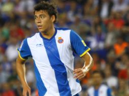 En lo que es su primera campaña con los blanquiazules, Moreno lleva dos goles y todos los minutos jugados en la Liga de España. NOTIMEX  /