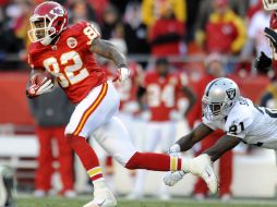 El receptor de los Jefes, Dwayne Bowe. REUTERS  /