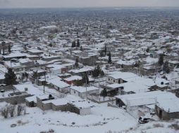 Protección Civil anunció que existe el riesgo de que las nevadas cubran todo el estado. NTX  /