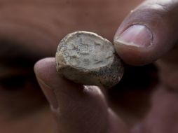 El sello es el primero descubierto que tiene palabras y que pertenece a ese período de la historia de Jerusalén. AFP  /