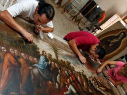 . El INAH realizó durante este 2010 una intensa tarea de restauración y conservación de obras. EL UNIVERSAL  /