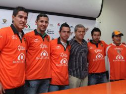 Luis Miguel Noriega, Hibert Ruiz, Yasser Corona y George Corral, así como Arturo Corona Ruiz forman parte de los 'felinos'. NOTIMEX  /