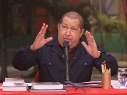 Chávez repetidamente ha dicho que Washington está detrás de un complot para derrocarlo. EFE  /