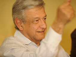 López Obrador pidió a los consejeros electorales y a los magistrados cuidar el uso del dinero en las elecciones. ARCHIVO  /