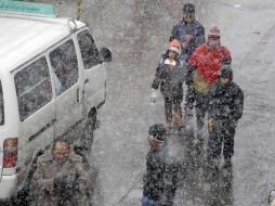 La Secretaría de Gobernación explicó que estas condiciones son ocasionadas por una masa de aire fría. ARCHIVO  /