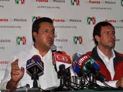 El priismo defendió la legalidad del triunfo de su candidato, Wilfrido Lázaro Medina. NTX  /