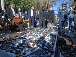 Las armas con mayores decomisos en 2011 son las granadas, lanzagranadas y lanzacohetes. ARCHIVO  /