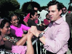 Los actos públicos de Enrique Peña Nieto y Andrés Manuel López Obrador, según el PAN, significan ventaja para éstos. EL UNIVERSAL  /