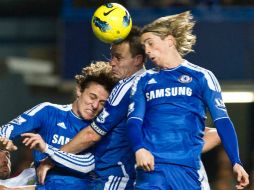Fernando Torres participó en el partido del Chelsea contra Aston Villa. AP  /