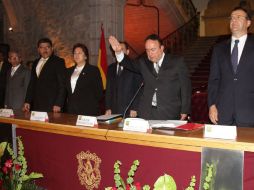 En Morelia y Cherán tomaron posesión Concejos Ciudadanos, luego de que en la capital se cancelaron los comicios en noviembre. NTX  /