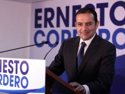 El precandidato Ernesto Cordero da la bienvenida a “jornada indicativa” que dará a conocer la fuerza de los aspirantes. EL UNIVERSAL  /
