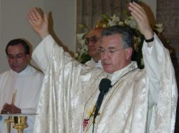 El cardenal José Francisco Robles Ortega tomará protesta como nuevo arzobispo de Guadalajara el próximo 7 de febrero. ARCHIVO  /