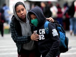 La entrada del frente frío número 23 provocó temperaturas de tres grados bajo cero. EL UNIVERSAL  /
