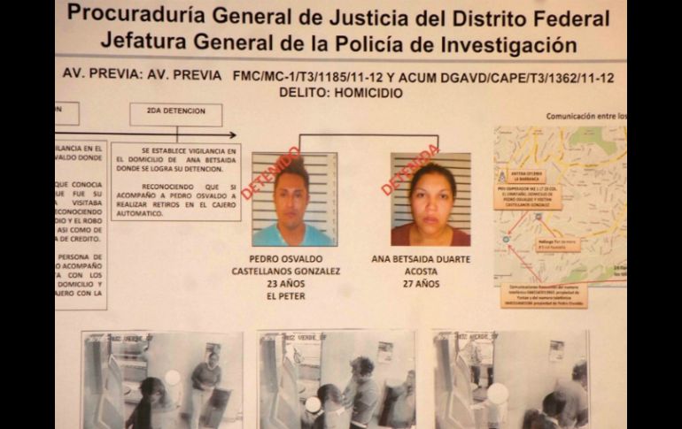 Los dos involucrados recibieron formal prisión por los delitos de robo y feminicidio. EL UNIVERSAL  /
