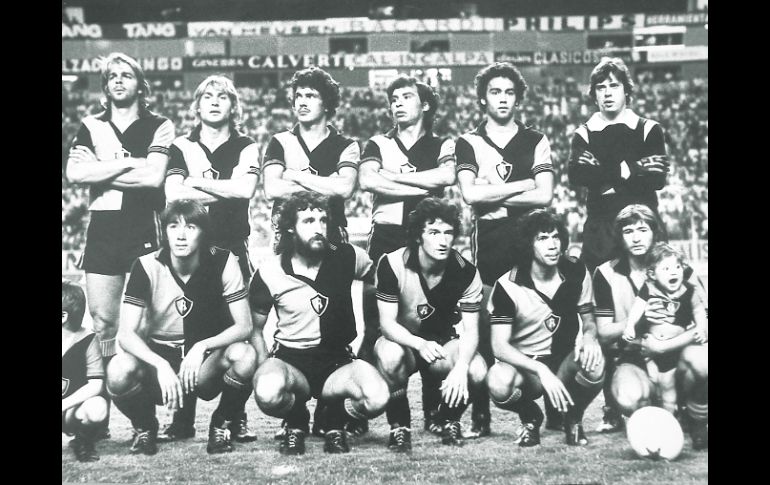 Alineación de Atlas que disputó el cotejo en Liguilla por el no descenso con Unión de Curtidores, partido que perdieron 4-2. ESPECIAL  /