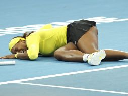 Serena Williams se puede perder el primer Grand Slam del año por esta lesión. AP  /