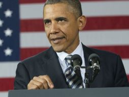 Obama buscó marcar los contrastes entre su gobierno y los republicanos en el Congreso y los candidatos que buscan la nominación. AFP  /