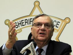 Joe Arpaio habla de documentos sobre el manejo de su oficina de muchos casos de asalto sexual en los últimos años. AP  /