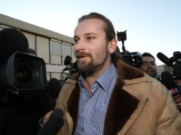 Nicolas  Lucciardi, hijo del Jean-Claude, tras una inspección realizada por El juez de instrucción. AP  /