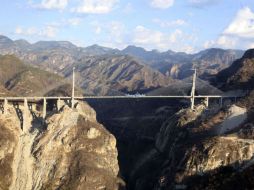 Vista panorámica de la imponente obra que realza el prestigio de ingenieros nacionales. NTX  /