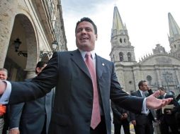 El presidente del PRI nacional, Pedro Joaquín Coldwell, confirmó que Jorge Aristóteles Sandoval, será el candidato en Jalisco.  /