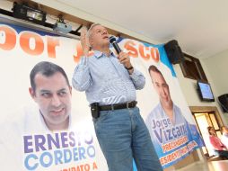 Guzmán dijo estar confiado de ser él quien le pueda ganar a Aristóteles Sandoval  /