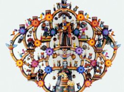 Los productos que los visitantes podrán adquirir son de todo tipo. En la imagen: Arbol de la vida de barro policromado. ESPECIAL  /