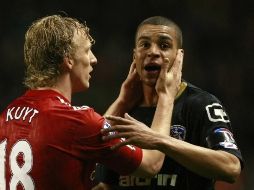 Adeyemi tuvo que ser consolado por algunos compañeros. AP  /