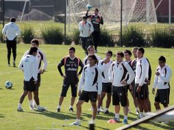 El conjunto tapatío se prepara para su próximo encuentro en el club Colomos.  /