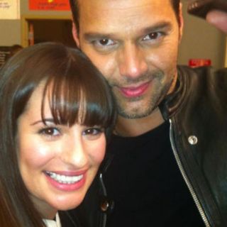 Ricky Martin se reencuentra con Lea Michele en ''Glee!''