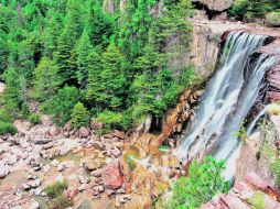 Treinta metros de caída de agua. Para llegar a sus pies hay que bajar más de 400 escalones. EL UNIVERSAL  /