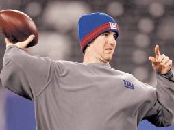 Eli Manning, llega encendido a este partido, luego de ganarle a los Vaqueros de Dallas. GETTY IMAGES SPORT  /