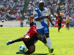 Los Zorros supieron mantener el empate, pese a numerosas llegadas de Puebla. MEXSPORT  /