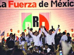 Enrique Peña Nieto durante una visita a Yucatán, Estado gobernado por una de sus simpatizantes, Ivonne Ortega Pacheco. EL UNIVERSAL  /