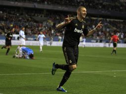 Karim Benzemá aseguró el pase del Real Madrid a cuartos de final de la Copa del Rey. REUTERS  /