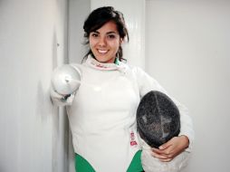 La esgrimista jaliscience ya recibió la confirmación de la Conade para viajar a Italia. ARCHIVO  /