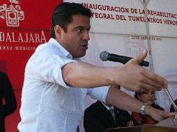 ''Mi partido me da toda la confianza para que tome la mejor decisión'', dijo el presidente municipal, Aristóteles Sandoval.  /
