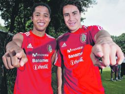 Los mejores momentos de Giovani dos Santos y Efraín Juárez han sido en el Tricolor. MEXSPORT  /