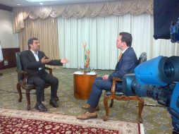 El presidente iraní cuestionó la relación entre México y Estados Unidos que ha sido desigual. Imagen tomada de Twitter. ESPECIAL  /