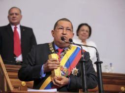 Chávez defendió su política de expropiaciones. REUTERS  /