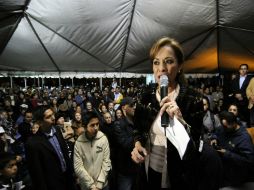 La hija de Josefina Vázquez Mota, confía en que será su mamá (foto) la candidata del Partido Acción Nacional (PAN). NOTIMEX  /