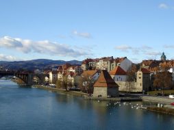 Maribor, la pintoresca ciudad del nordeste de Eslovenia sobre el río Drava. EFE  /