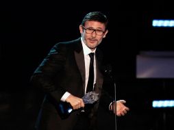 Michel Hazanavicius recibió el premio al mejor director por 'El Artista' en los 'Choice Movie Awards'.REUTERS  /