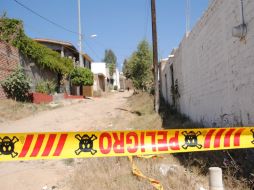 El lugar fue acordonado para evitar la alteración de algún indicio.  /