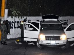 El enfrentamiento sucedió en en el entronque carretero de la autopista Cuernavaca-Acapulco, en el municipio de Temixco. EFE  /