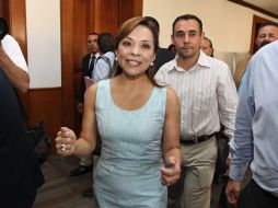 Josefina Vázquez Mota, precandidata panista a la Presidencia, confió en que ganará la elección interna. ARCHIVO  /