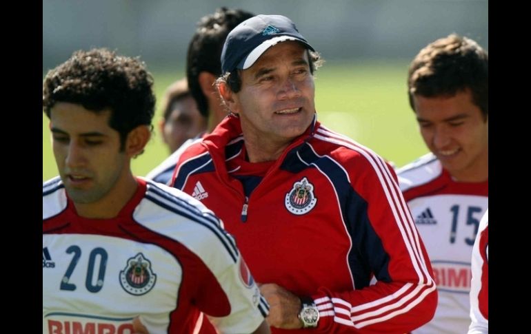 Fernando Quirarte en el entrenamiento de hoy. MEXSPORT  /