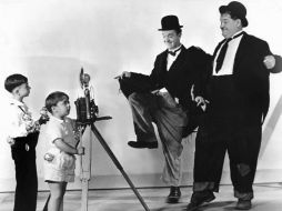 El Gordo y El Flaco fueron de los pocos comediantes del mudo que pasaron con éxito del cine mudo al sonoro. ESPECIAL  /