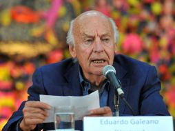 Este martes está previsto que Galeano realice una lectura pública de sus textos. EFE  /